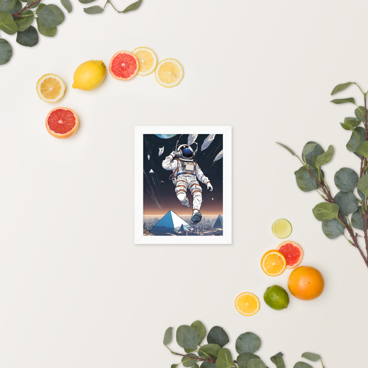 Pyramids of the Cosmos Canvas (8" x 10") Print
