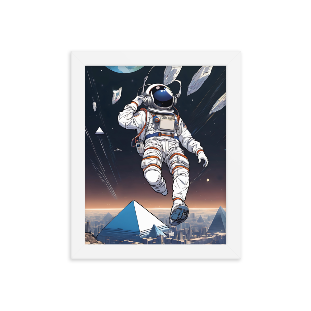Pyramids of the Cosmos Canvas (8" x 10") Print
