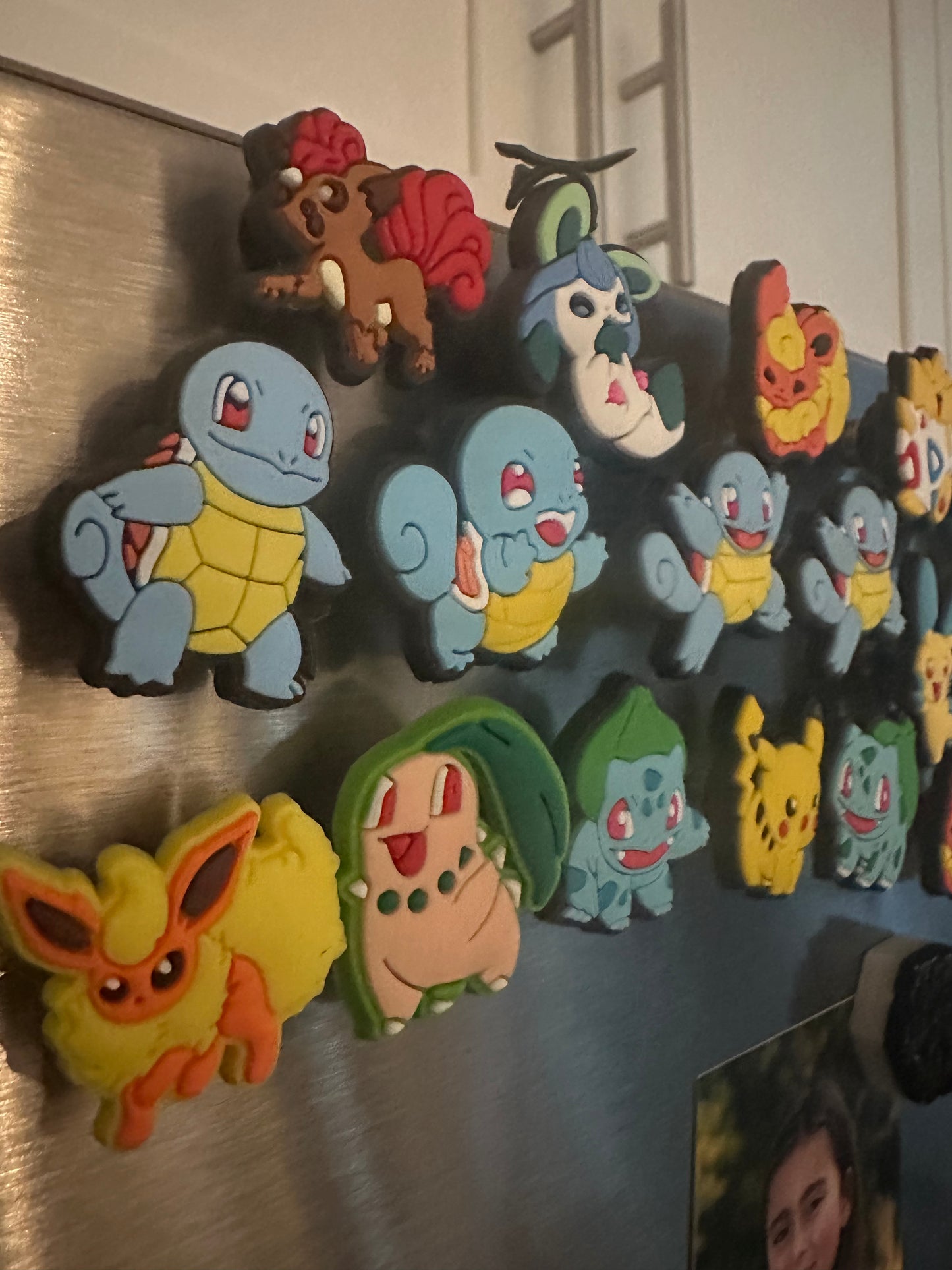 Pokemon-Themed Magnets | Set of 10 | Cute Collectible Decorations for Fridge & More