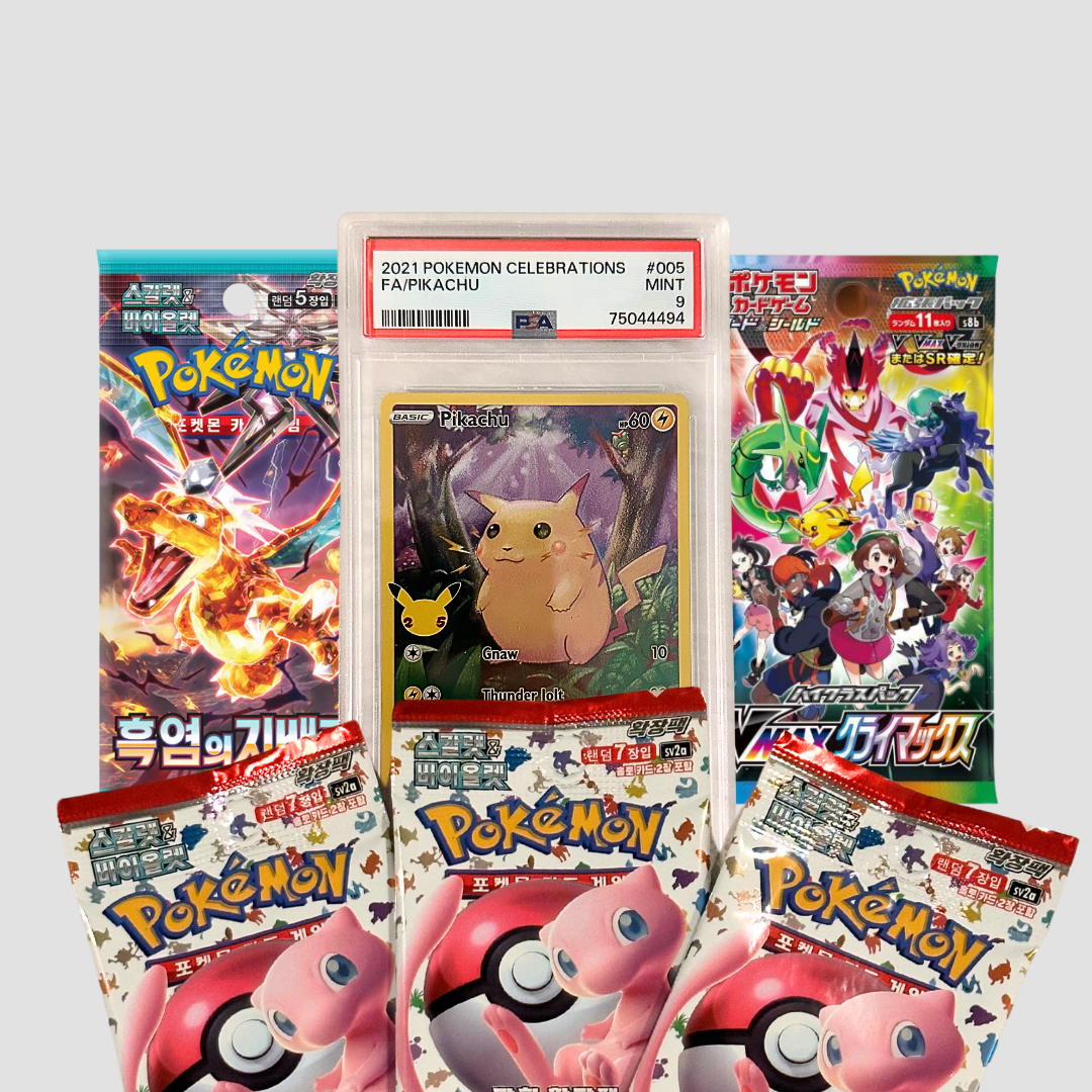 Starter Pack [1 Graded Card + 5 Booster Packs]