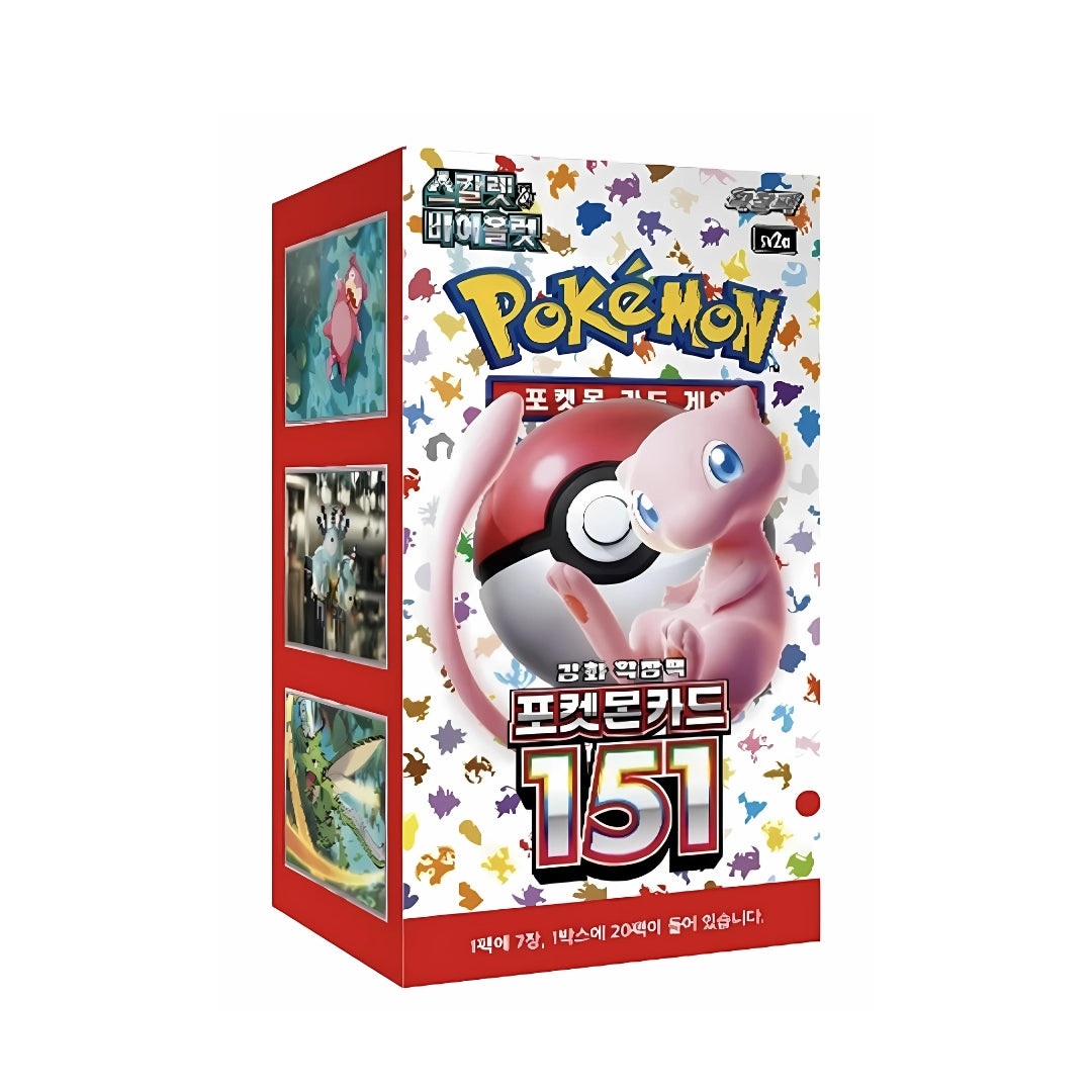 Korean Pokemon 151 Booster Box