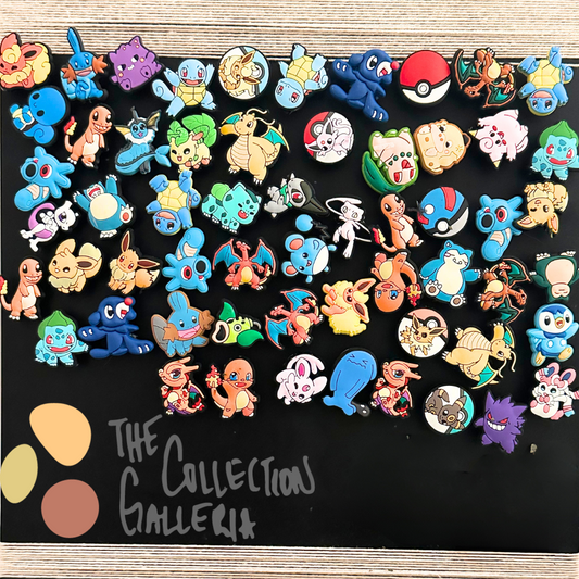 Pokemon-Themed Magnets | Set of 10 | Cute Collectible Decorations for Fridge & More