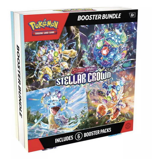 Pokemon Stellar Crown Booster Bundle - 6 Pack Ct.